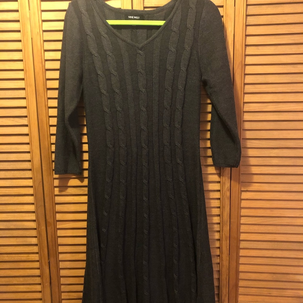 Nine West cable knit sweater dress